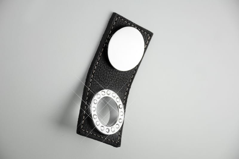Puxador Zen Design Garage Ponto com Cristais